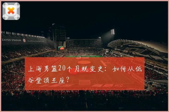 上海男篮20个月蜕变史：如何从低谷登顶王座？